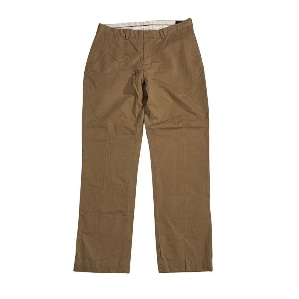 Polo Ralph Lauren Chinos Men 36x34 Tan Excellent Stretch Classic Fit Pants